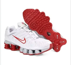 Nike Shox TL Blanche Rouge Platinum Tint Gym Red(1)
